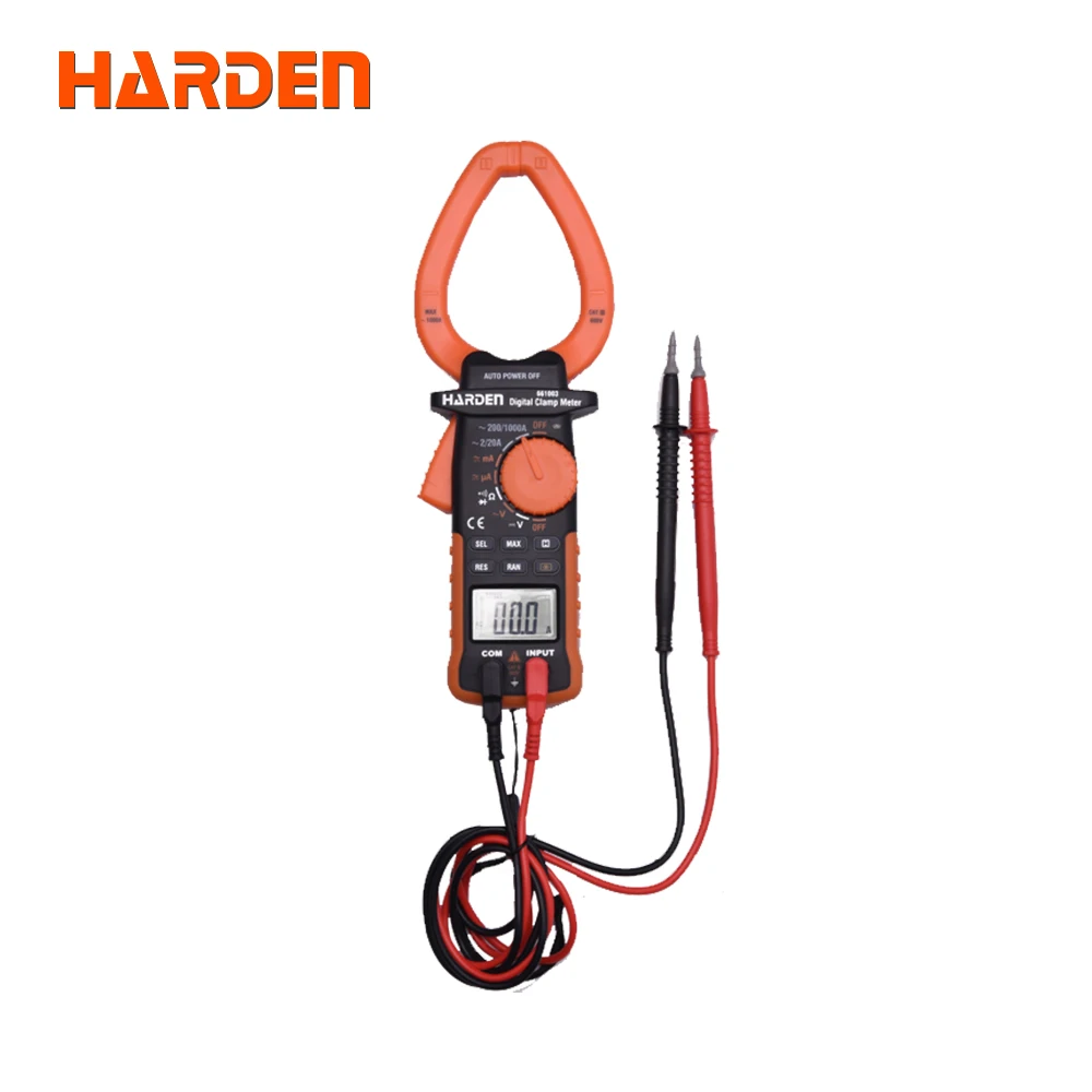 Factory Price AC DC LCD Display Power Tester Clamp Ampere Meter Digital Clamp Multimeter
