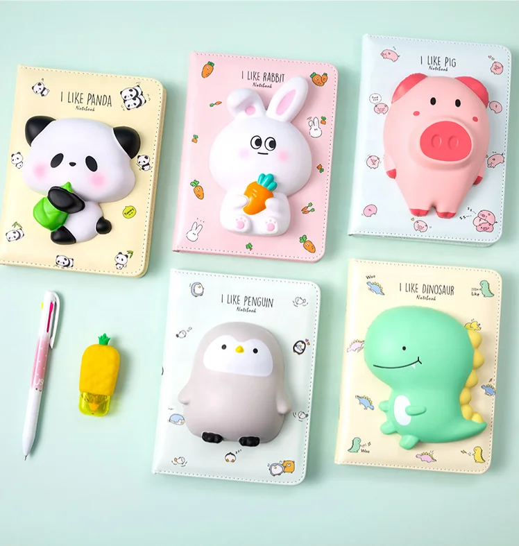 
Decompression notebook creative small animal decompression lovely color book hand books 