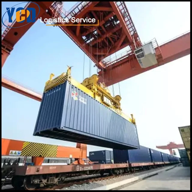 YCD Fastest And Cheapest Train Railway Forwarding Agent To Freight Fba France EU GE UK