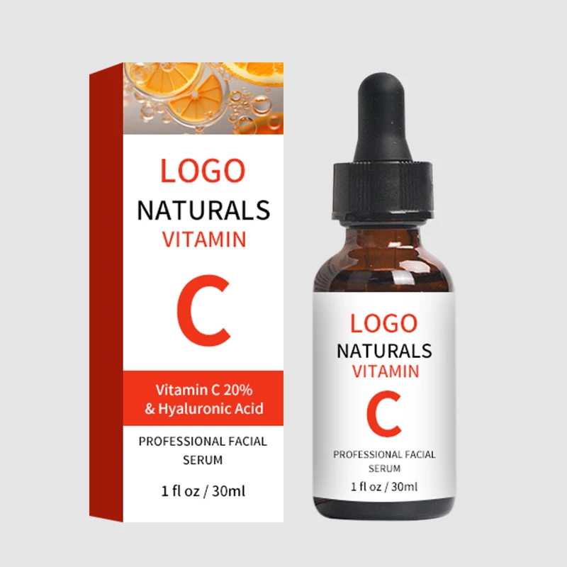Private Label OEM Facial Serum Whitening Anti Wrinkle Vitamin C Serum For Face