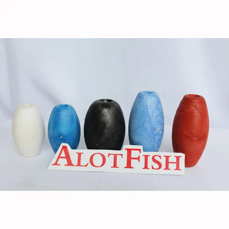 82x50x15mm white oval polyethylene foam fishing net float
