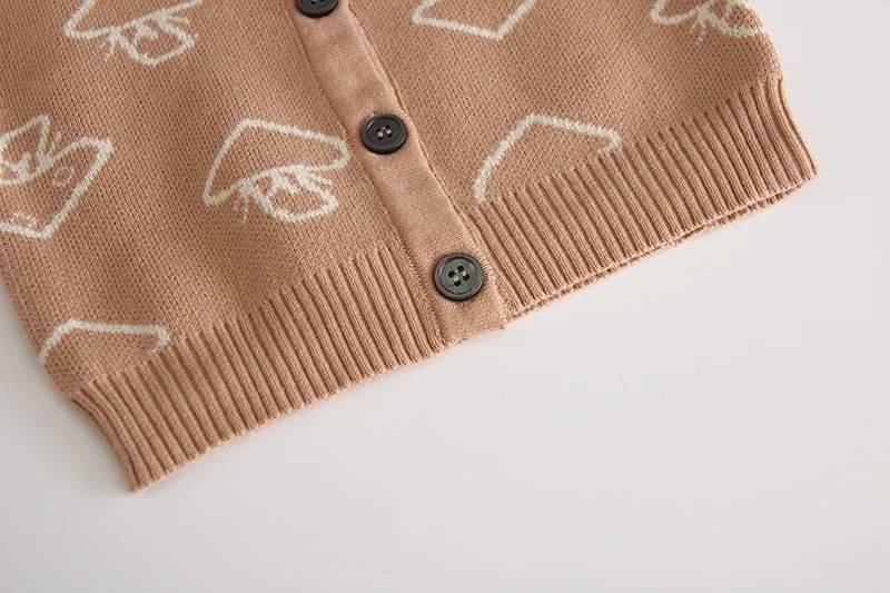 Infants Baby boys girls sweater wool knitted cotton clothes newborn