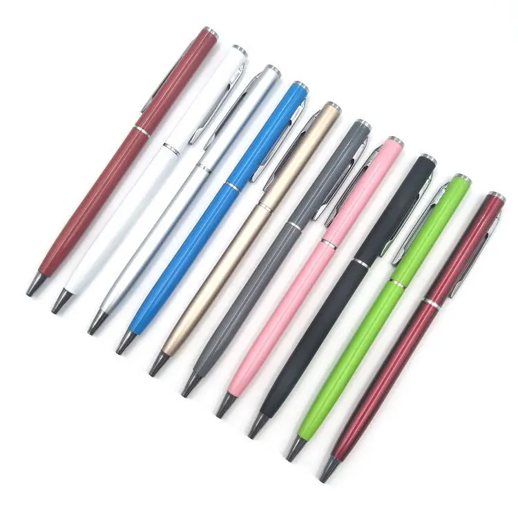 Metal Soft Touch Pen Cheap Custom Logo Cover Ballpen Style With Cap ballpen wholesale pilot ballpen exprexion