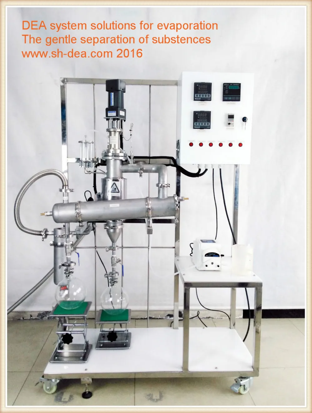 DEA-BML-5  Hydraulic Thin Film Evaporator Agitated Extracting Oil Purification Plant Whole Process Line Equipment