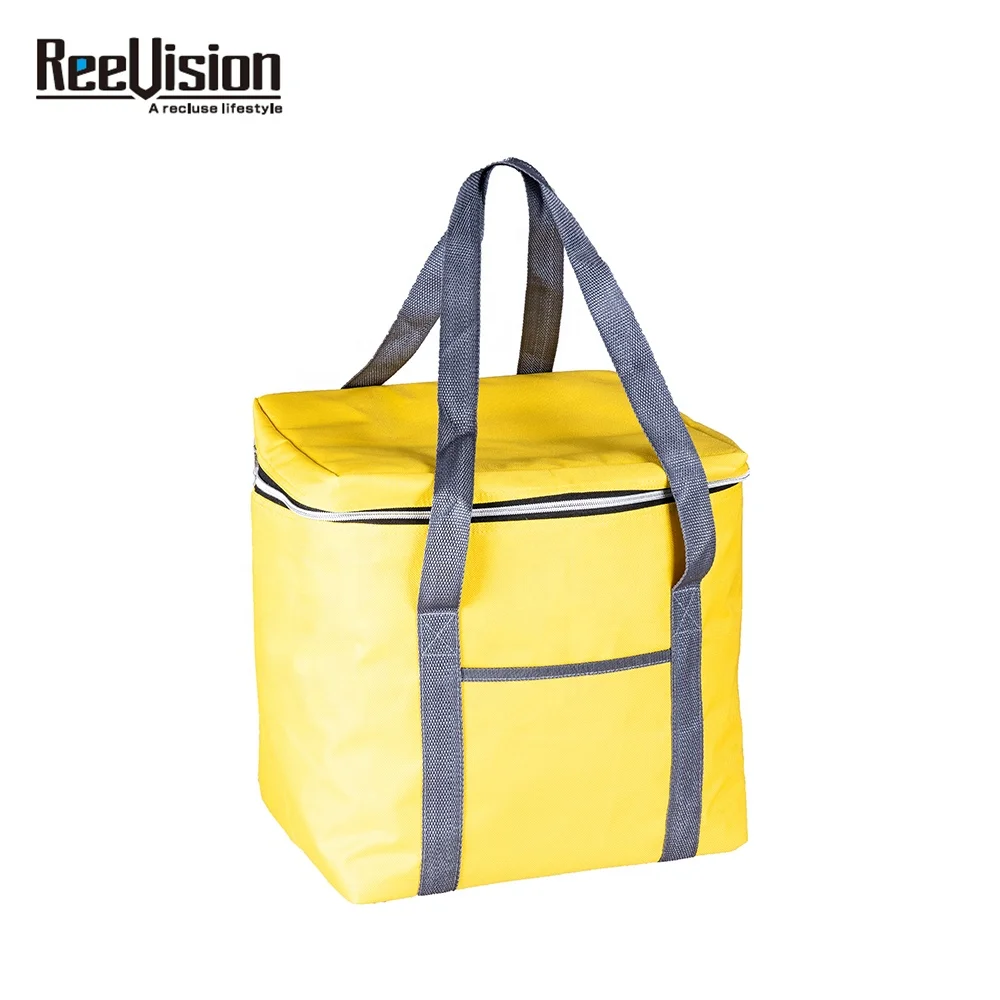 custom Large capacity Ice bag insulated thermal bag food delivery picnic camping Cooler Lunch Bag