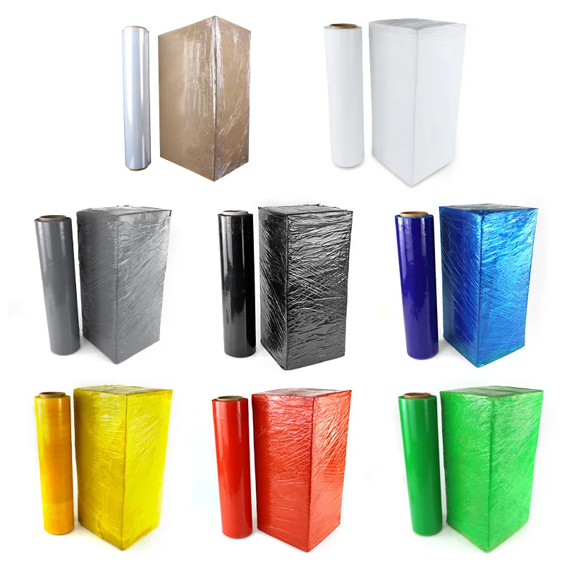 Pe Stretch Film Packing Wrapping Packaging Pallet Wrap Stretch Film 23mic 17 Mic Stretch Film For Pallet Mini Roll