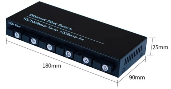 10/100M 20KM Single Mode Single Fiber Converter