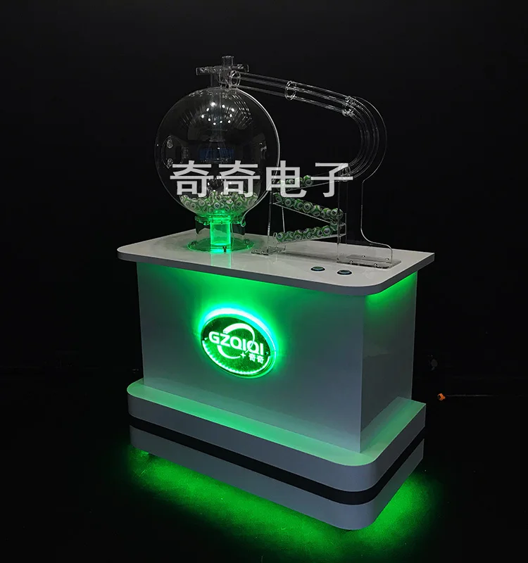 Model 1P420 Air Mix Lottery Machine with LED Sign for Draw 1D Lotto Game