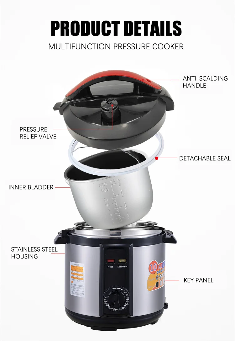 Zhongshan Professional Factory Direct Sales Electric Pressure Cooker Accessories