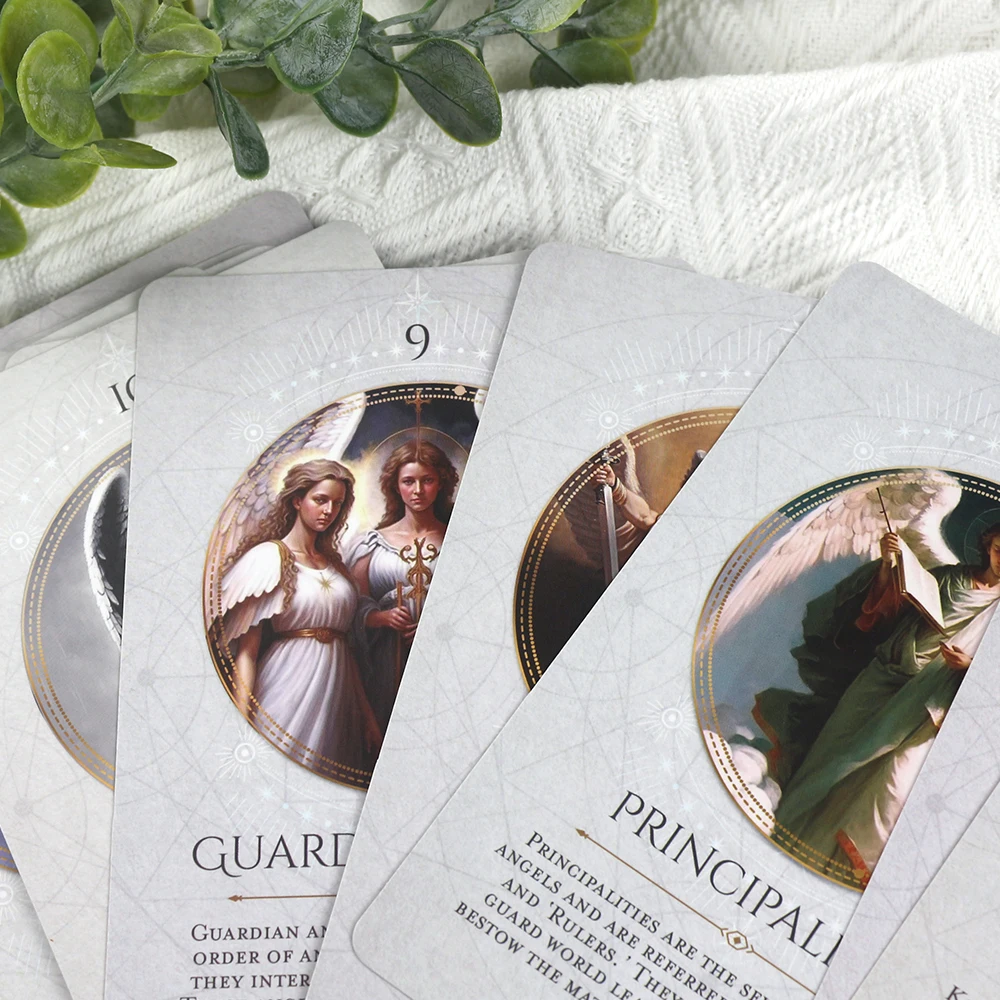 High quality customised printable paper tarot playing cards set trading printing games card deck tarot cards