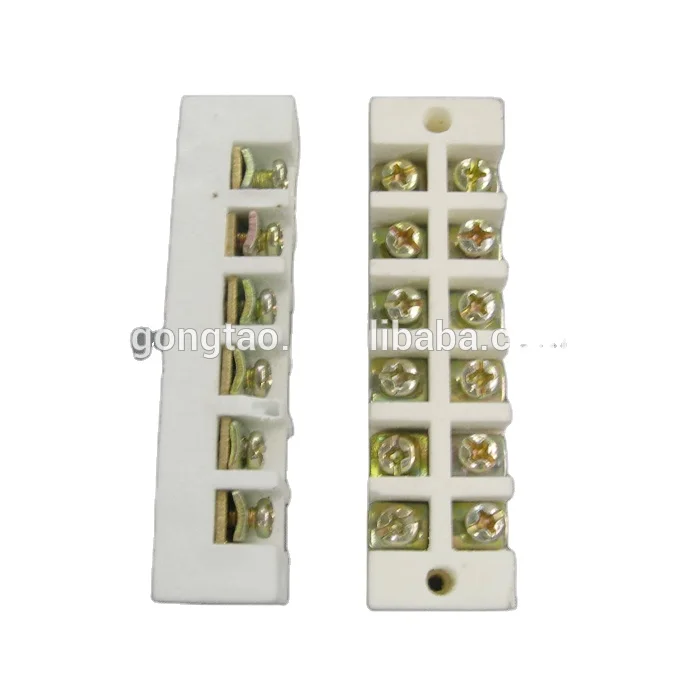 High Resistance Wire To Board Steatite Ceramic Terminal Block Connector