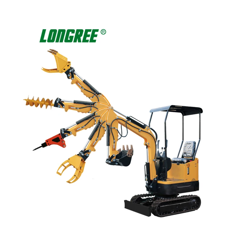 1 TON 1T EPA Garden Home Farm Household Hydraulic Crawler Micro Small Mini Escavator Digger Bagger Excavators 1ton