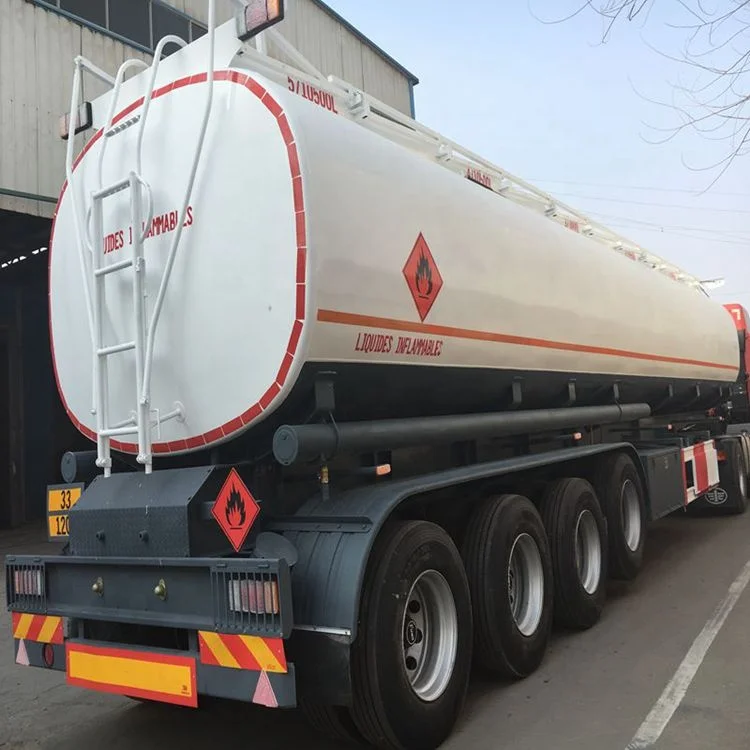Tri-axle fuel tanker truck trailer dimensions