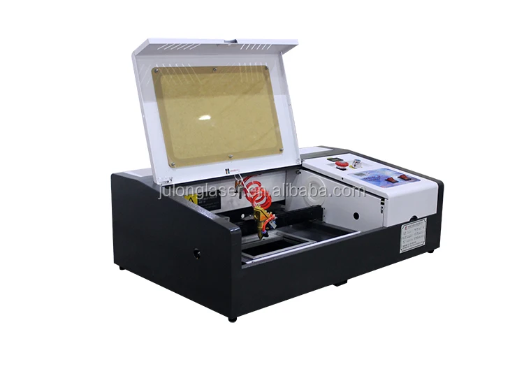 CO2 Mini laser engraving&cutting machine mini metal cutting machine 3020 jeans laser engraving machine