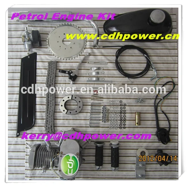 Latest 4 cycle Motorized gas bicycle /Gas bicycle engine kit/gas bike engine kit CDH 80CC