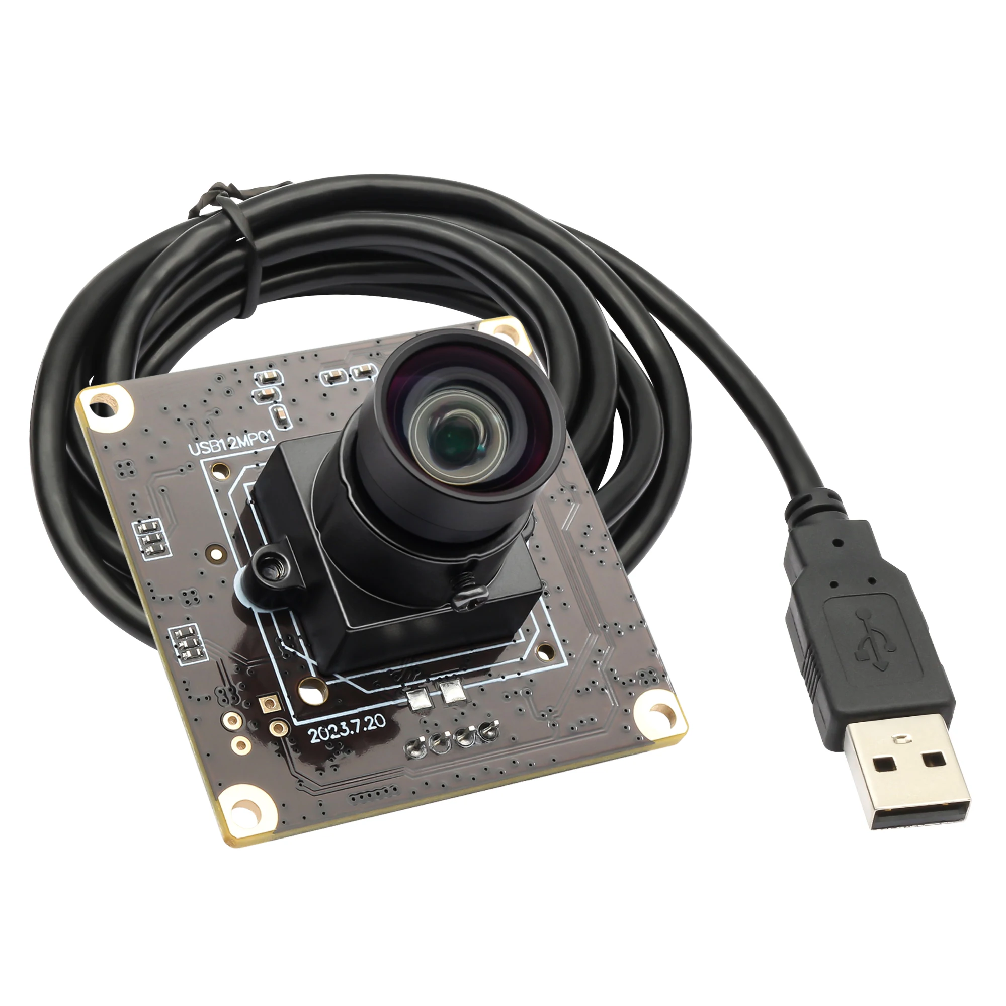 ELP 1080P 120fps USB Camera Module 12MP3840X3040 Low light Mini  industrial Webcam for Computer Raspberry Pi Jetson Nano