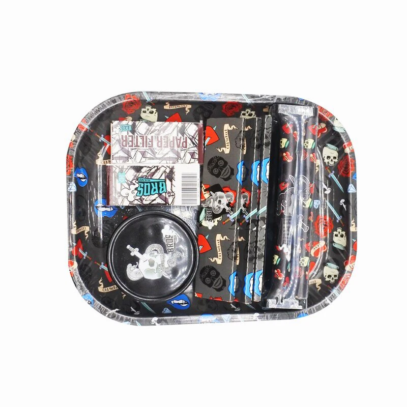 Factory supply rolling tray and tobacco grinder complete plant fiber degradable herb grinding machine