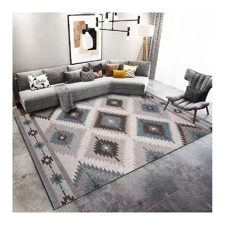 Машина Tapis de coureur en velours doux imprime 3D confortable tapis grande lavable