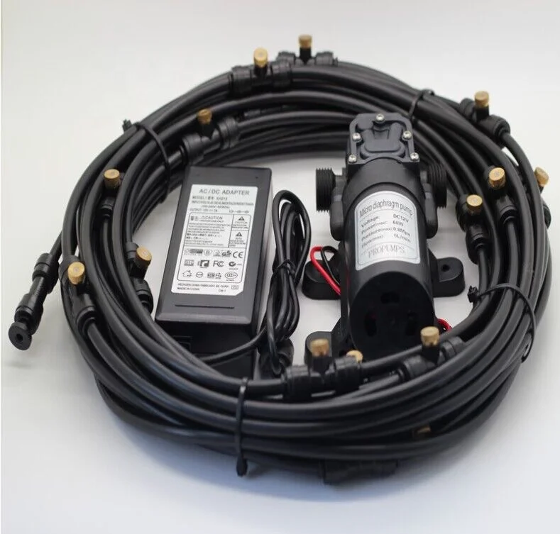Pkydrip DIY 10m 30m 50m spray irrigation system misting irrigation cooling Outdoor Garden Irrigation Spray Set