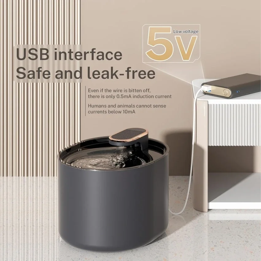 Automatic Pet Water Feeder Fountain 3L Pet Water dispenser for Cats and Dogs with Filter
