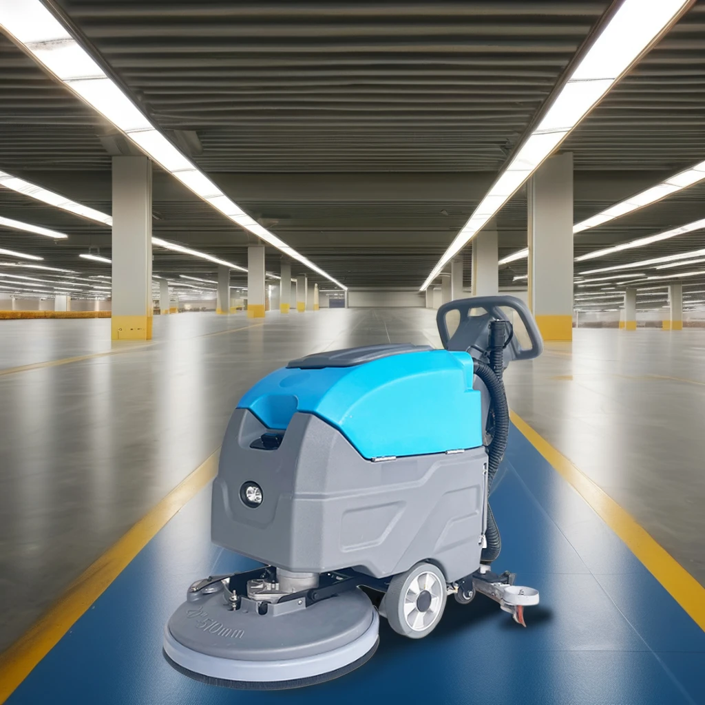 Customizable Designed Concrete Floor Cleaning Machine Multi-function Manual Floor Cleaning Machine For Underground Parking Lot