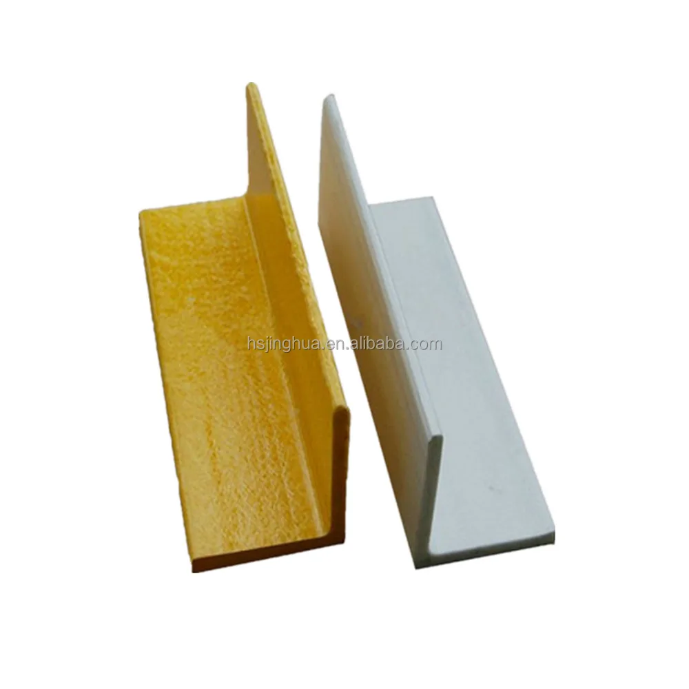 Customized Design Fiberglass Angle Bar Profiles Solid Fiberglass Bars FRP angle