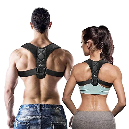 Ollas Manufacturer Recommend Upper Back Shoulder Belt Posture Correction for Children and Adults Back Brace Lumbar Support