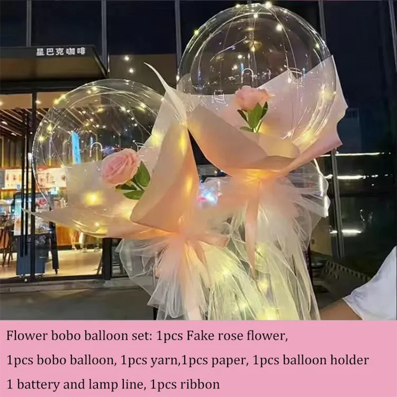 Balloon Bobo Wholesale 10 Inches Round Shape Balloons Clear Transparent Globos PVC Bubble