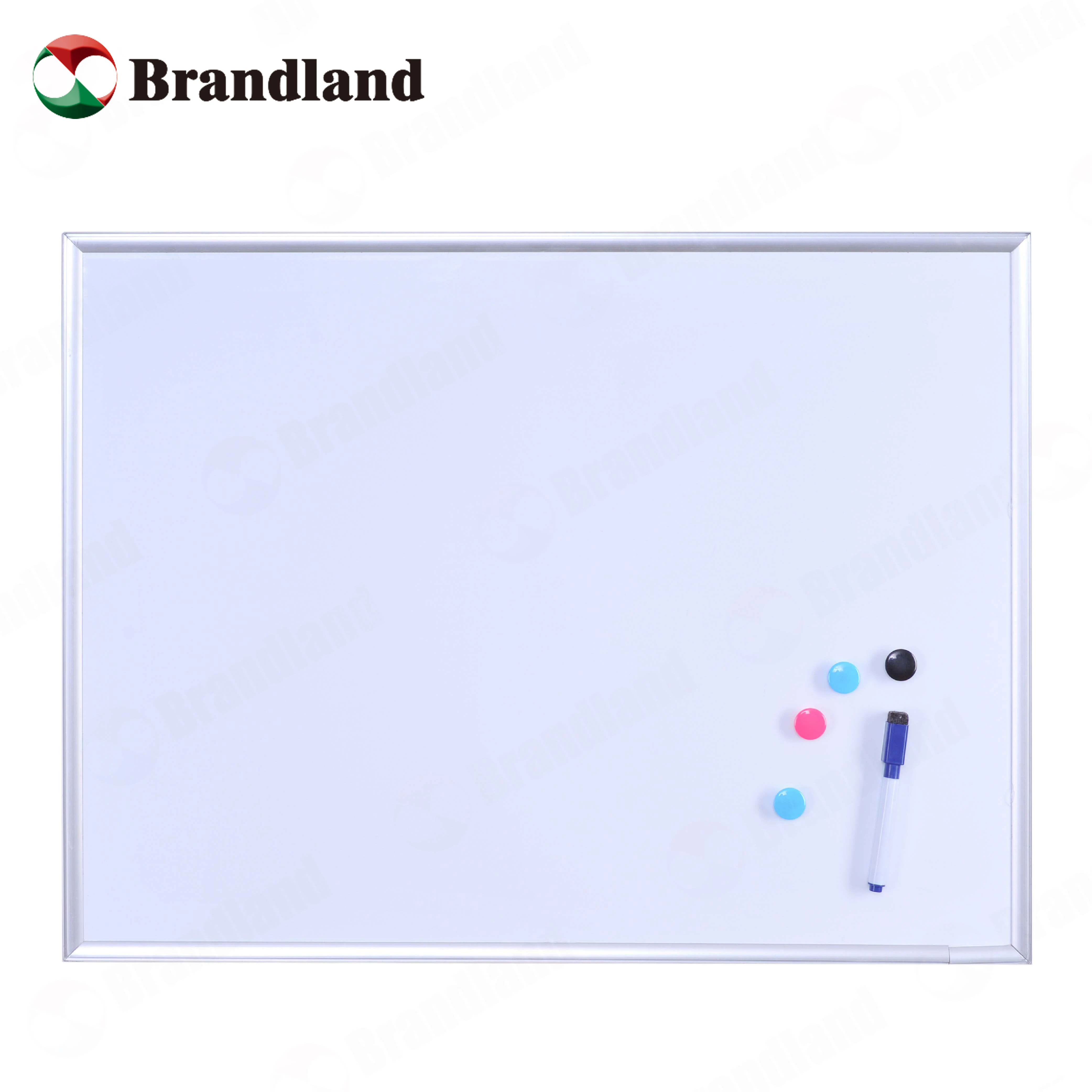 Brandland Hot Selling Magnetic Dry Erase White Board Custom Size Sliver For Office