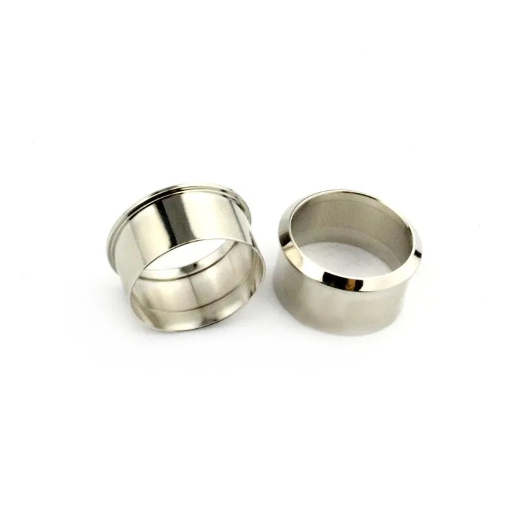 CNC lathe machining medical parts Metal switch button decorative ring shell processing