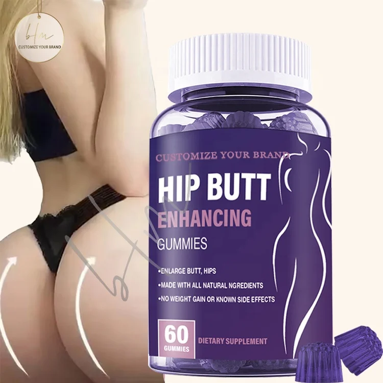 butt hips enlargement ultimate maca Gummy plus ashwagandha ginseng black maca root gummy for women