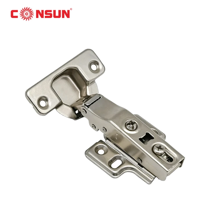 CONSUN Furniture Hardware Stainless Steel Kitchen Hydraulic Cabinet Hinges Soft Closing Cabinet Door Hing