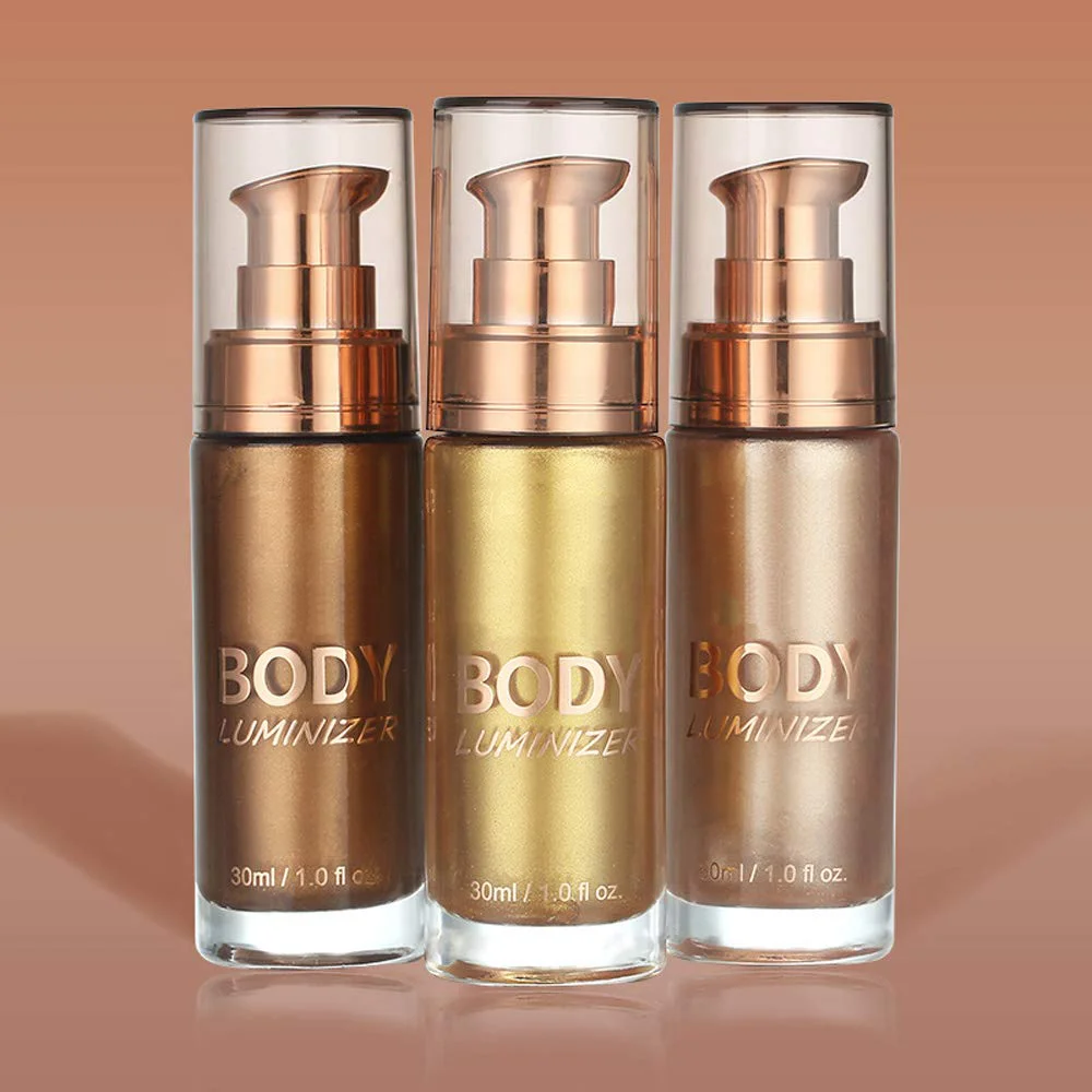 Wholesale Private label hot sale self tan bronze shimmer body oil for men or women