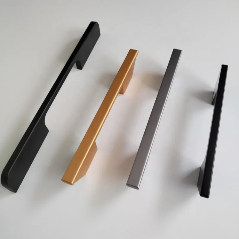 Factory direct sale aluminum pull wardrobe cabinet handle with low price