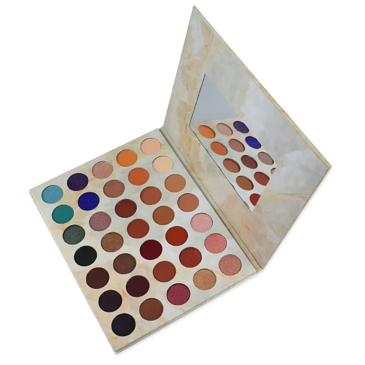 High Quality 35 Colors Makeup Eyeshadow Palette, Private Label Cosmetic With Low MOQ, Low price 35 Colors Eyeshadow Palette