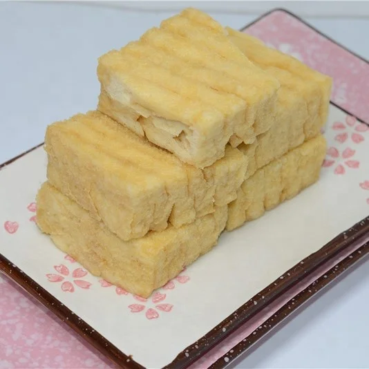 Factory Weekly Deals Frozen Soybean Products Deep Fried Bean Curd Marinated Bean Curd
