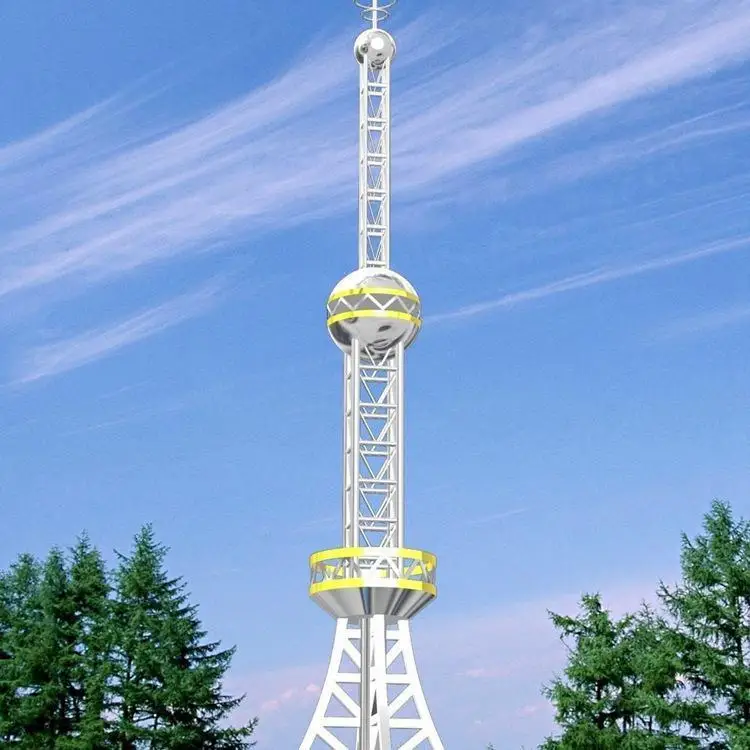 Оцинкованная Gsm Rds 5g радио Wifi Сотовая Антенна Bts стальная башня