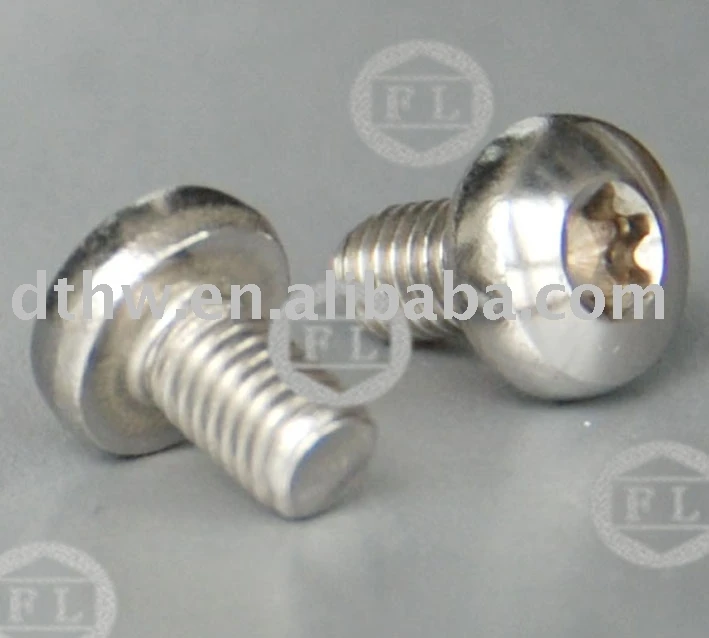 Factory direct sale plum with column security screws Stainless Steel 304&316 Plum anti-theft screws