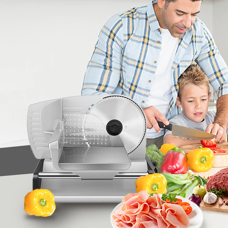 Electric automatic fresh beef pork meat cutting slicing machine fresh meat slicer