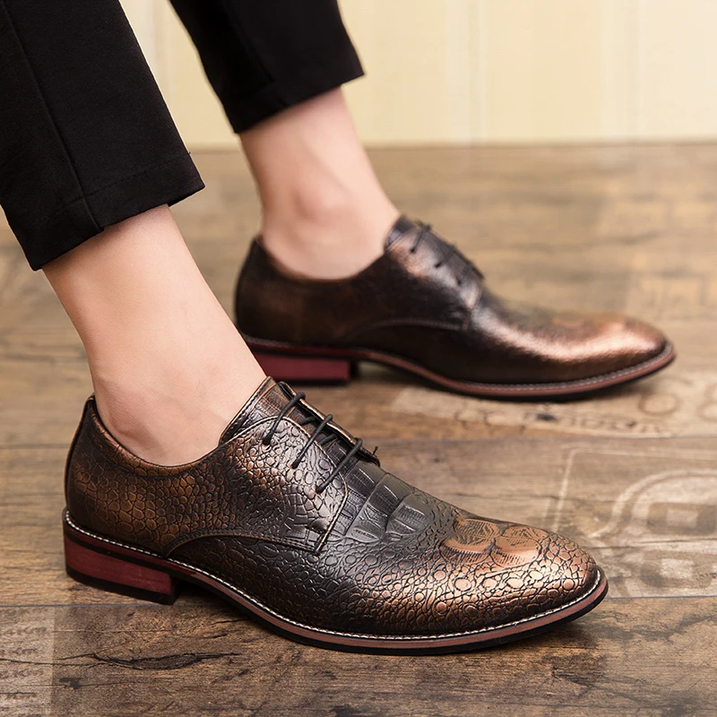 Handmade Dress Shoes Fashion Made In China  Leather Men dress shoes & oxford