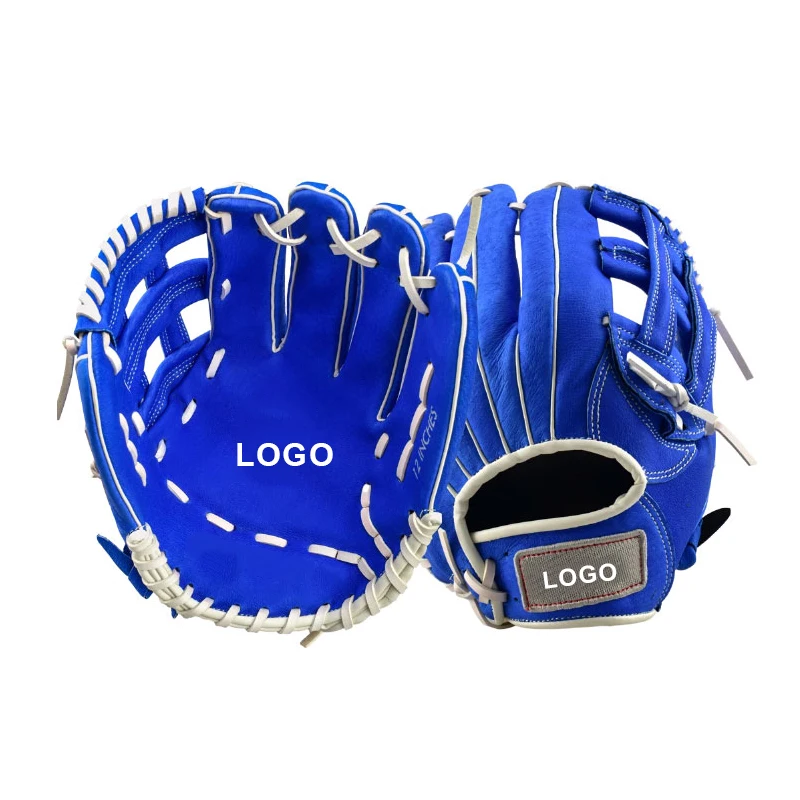 OEM De Bateo Custom Wholesale Outdoor Youth Leather Softball Gloves Train Mitt Fielding Baseball Gloves