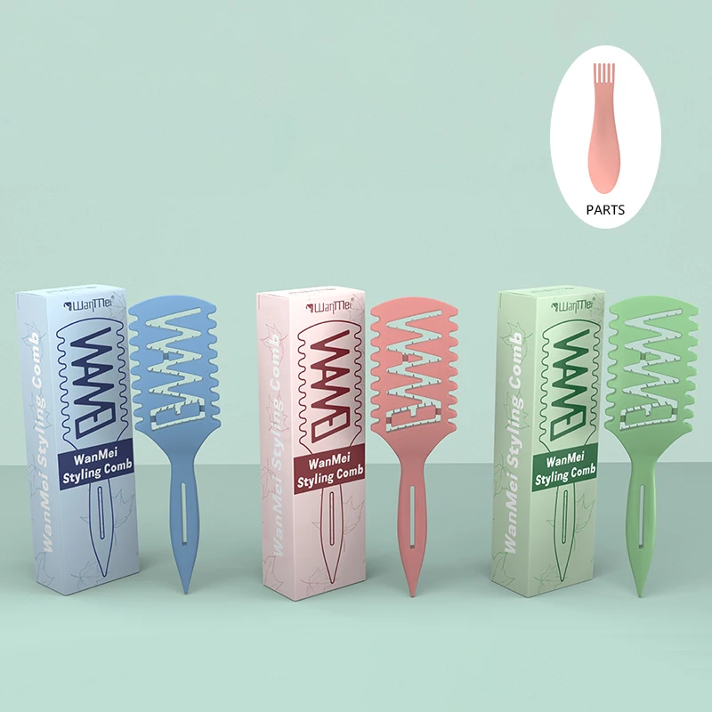 Wholesale discount price hair Massage Head Meridian Comb Raise Skull Top Styling Comb Speed Drying hollow Comb hair brush