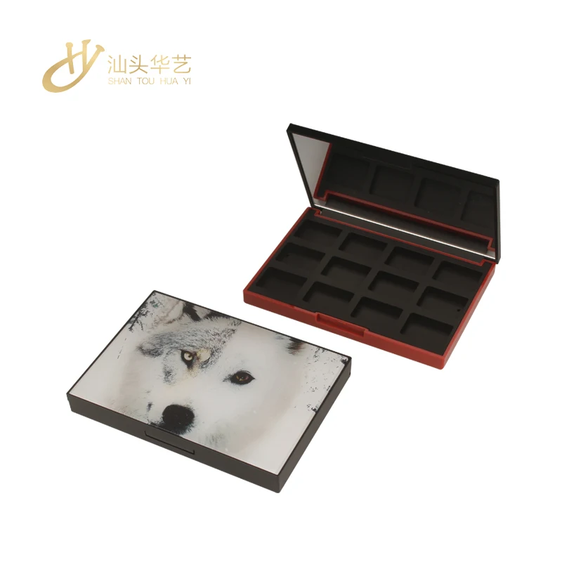 
High quality eyeshadow diy empty plastic eyeshadow container 26mm eyeshadow palette 