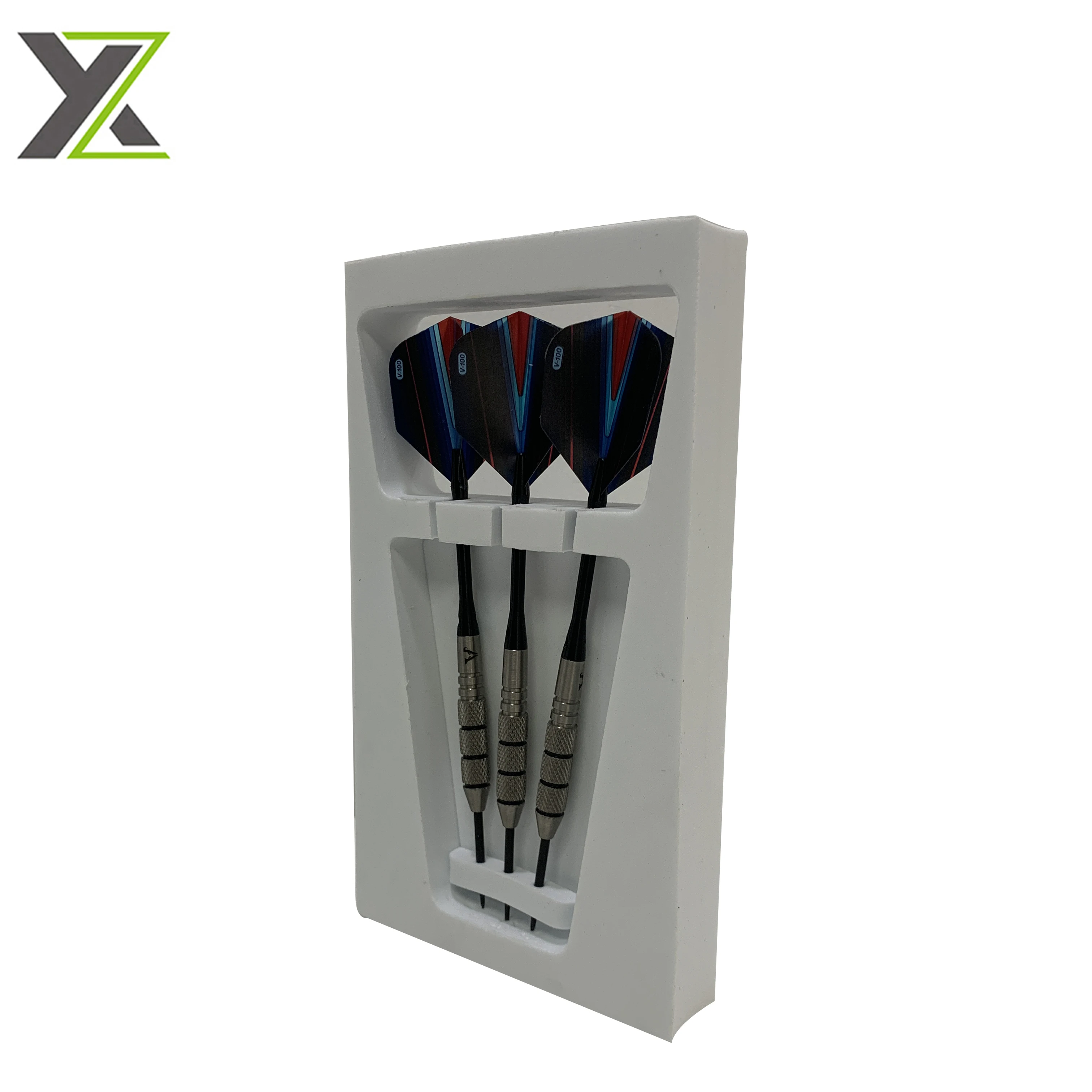 Custom darts 3layers combined white styrofoam eva pe foam insert