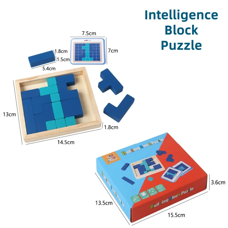 2024 Hot Sell Kid Kindergarten Montessori Educational Wooden Number Puzzle Game Shape Matching Building Block Board Children Toy