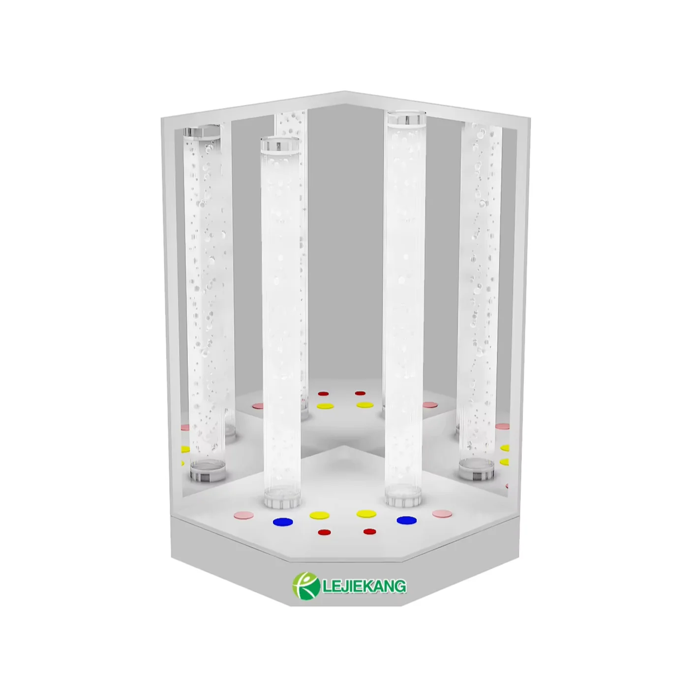 Chameleon Light-emitting Diode Bubble Tube Sensory Chamber Interactive Sensory Aquarium Bubble Tube For Autistic Children