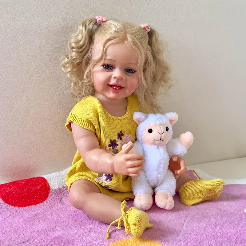 55cm realistic full body silicone vinyl real newborn baby toddler doll gifts lifelike soft touch reborn dolls for small children