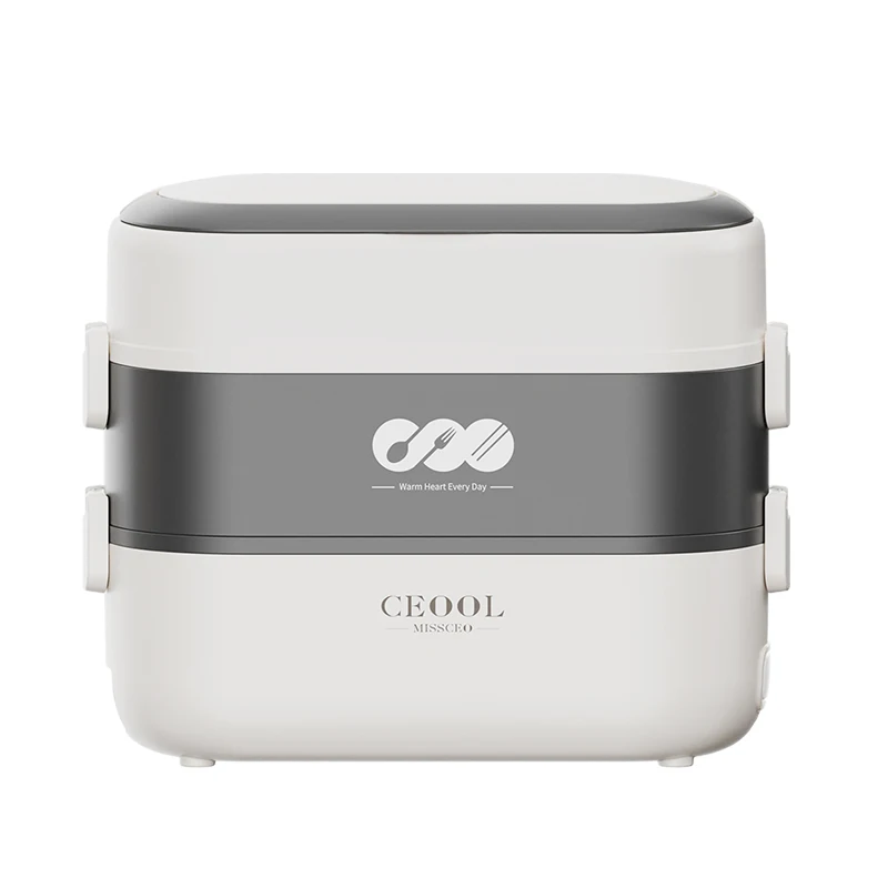 2L Food Warmer Cooking Crockpot Electric Lunch Box Portable Food Warmer Electric Tiffin Box Lunch