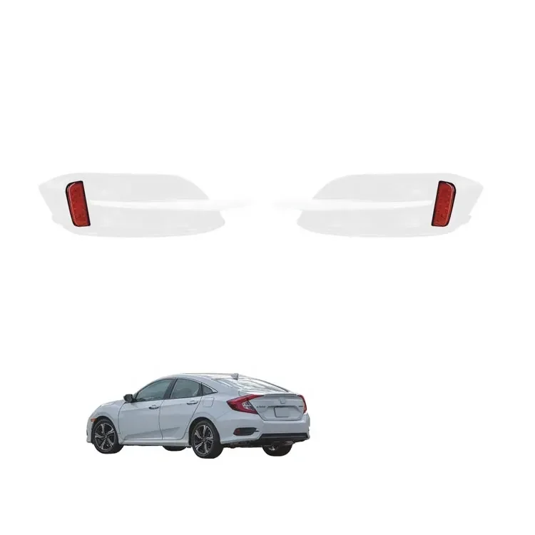 Hot Sale Waterproof Car Rear Bumper Led Brake Lights Reflector Lights For Honda Civic 2016-2018