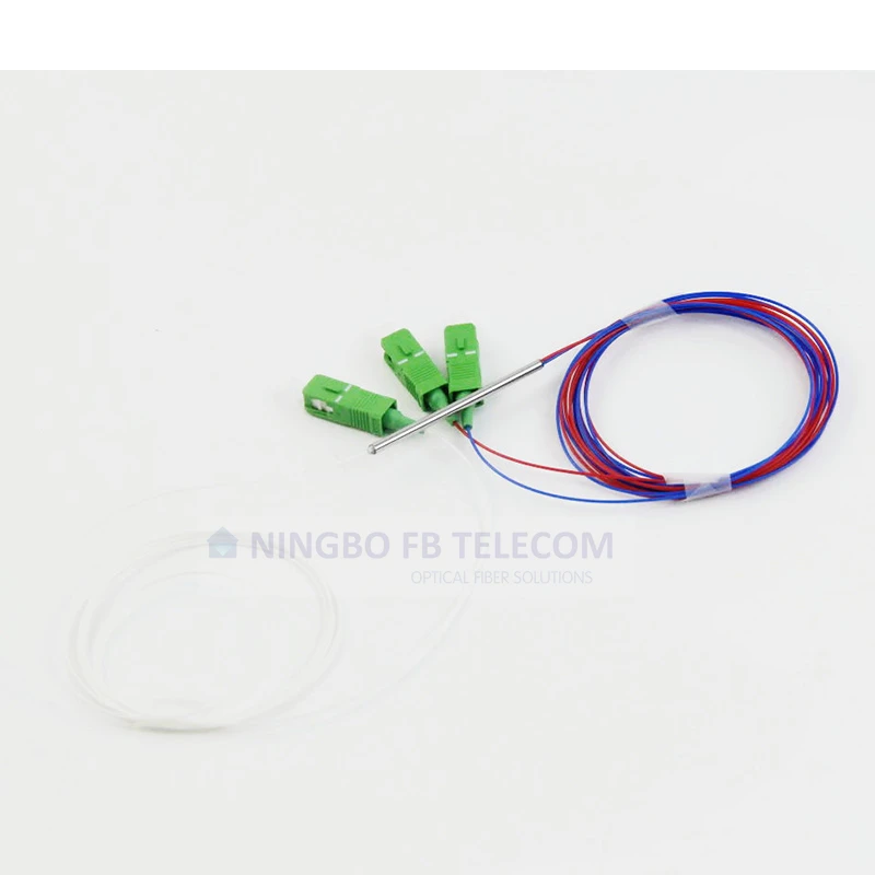 FBT Splitter 1x2  Fiber Coupler Triple Window SC  FBT Coupler PLC Splitter